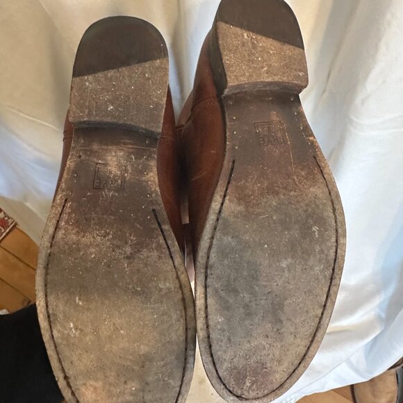 Frye Brown Leather Wide Calf Melissa Boots - Size 11 - Picture 8 of 8